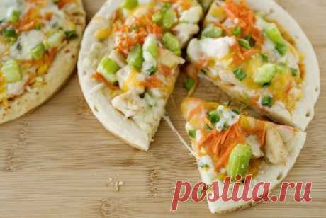 Пицца с курицей и остро-сладким соусом баффало пошаговый рецепт с фото