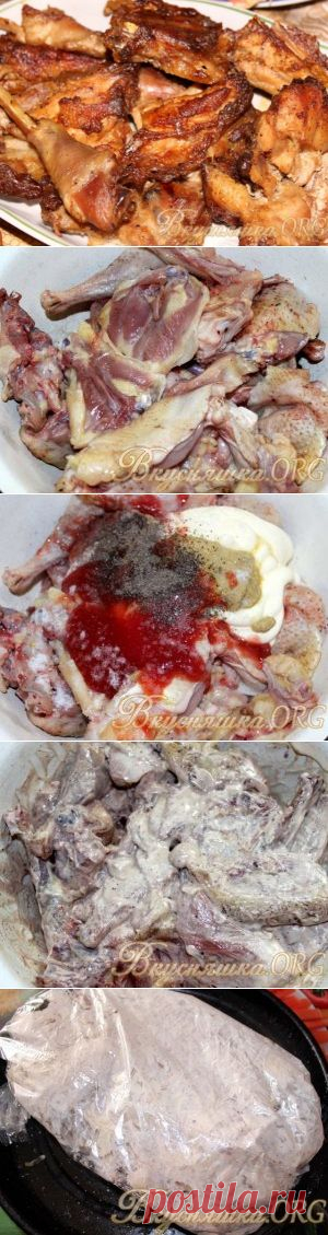 Маринованная курица в духовке. Рецепт с фото