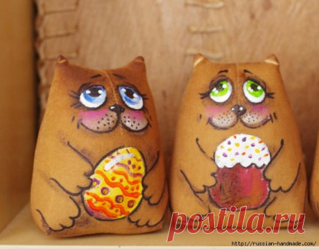 Кофейные котики. Шьем ароматизированную игрушку