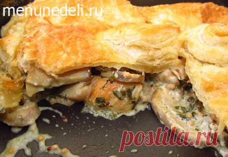 Жюльен с грибами и курицей - рецепт с пошаговыми фото | Меню недели