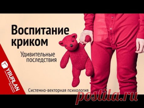 Воспитание криком. Удивительные последствия. Системно-векторная психология. Юрий Бурлан