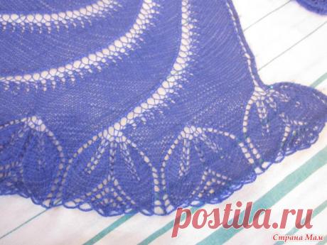 Шаль "Бегониевый вихрь" вяжем он-лайн - Вяжем вместе он-лайн - Страна Мам