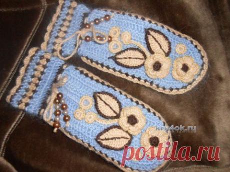 Вязаные крючком варежки — DIYIdeas