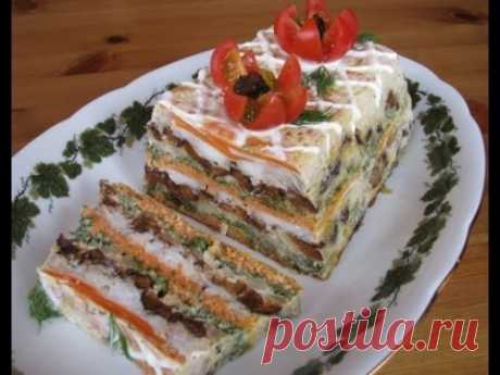 Рыбный торт