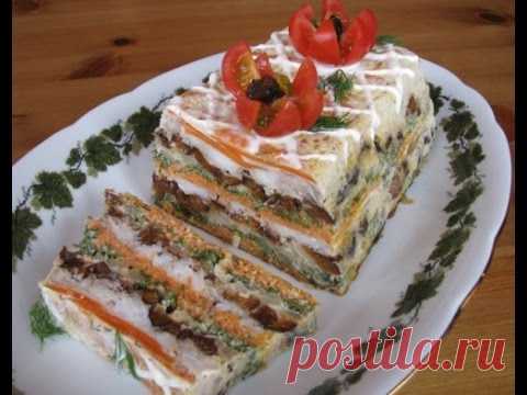 Рыбный торт