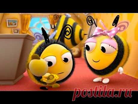 Мультфильмы для Детей - Пчелиные истории. Плюшевый Мишка База - YouTube