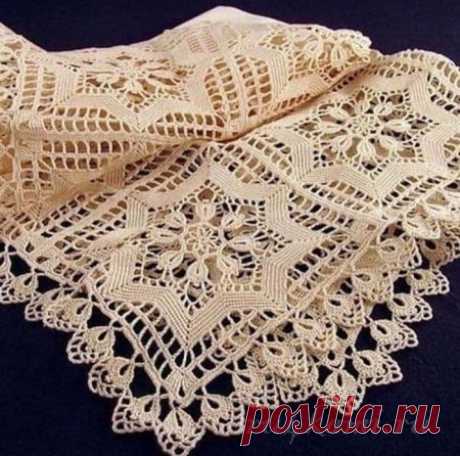 Скатерть крючком &amp;raquo; Сайт &quot;Ручками&quot; - делаем вещи своими руками