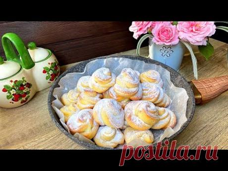Творожные булочки на сковороде! Если нет духовки - не беда! Готовлю на сковородке!