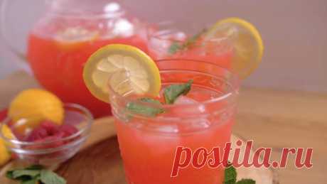 Малиновый лимонад — рецепт с пошаговыми фото