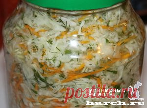 Капуста острая с хреном