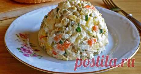 Салат Столичный классический с курицей Классическая версия любимого салата с куриным филе