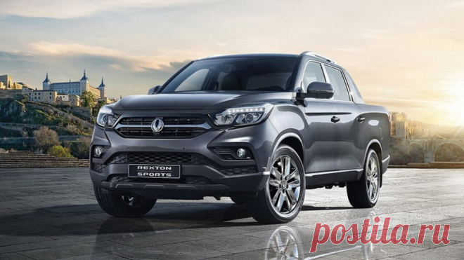 SsangYong Rexton Sports 2018-2019 - корейский рамный пикап - цена, фото, технические характеристики, авто новинки 2018-2019 года