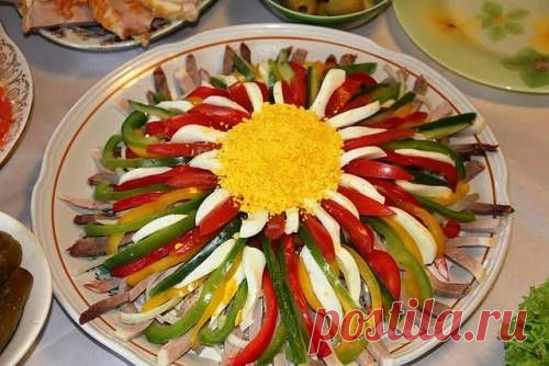 Салат "Фейерверк" - рецепты приготовления / Простые рецепты