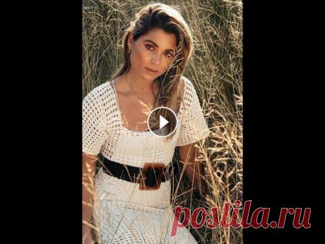 Узор для великолепного пляжного платья или туники Простой узор, и великолепная получается вещь в которой вы будите королевой любого пляжа. Основные элементы которые Вы должны знать, при вязании крючко...