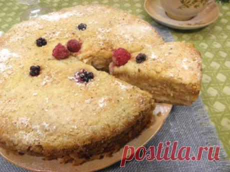 Торт яблочный. Кулинарный рецепт с пошаговыми фото..
