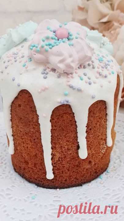 Быстрый Кулич с начинкой