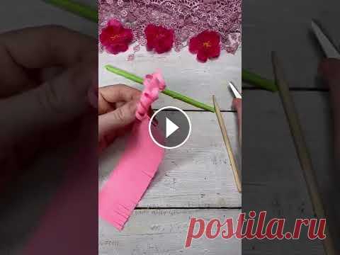 Гиацинт из бумаги / цветы своими руками / поделки на 8 марта Гиацинт из бумаги / цветы своими руками / поделки на 8 марта...