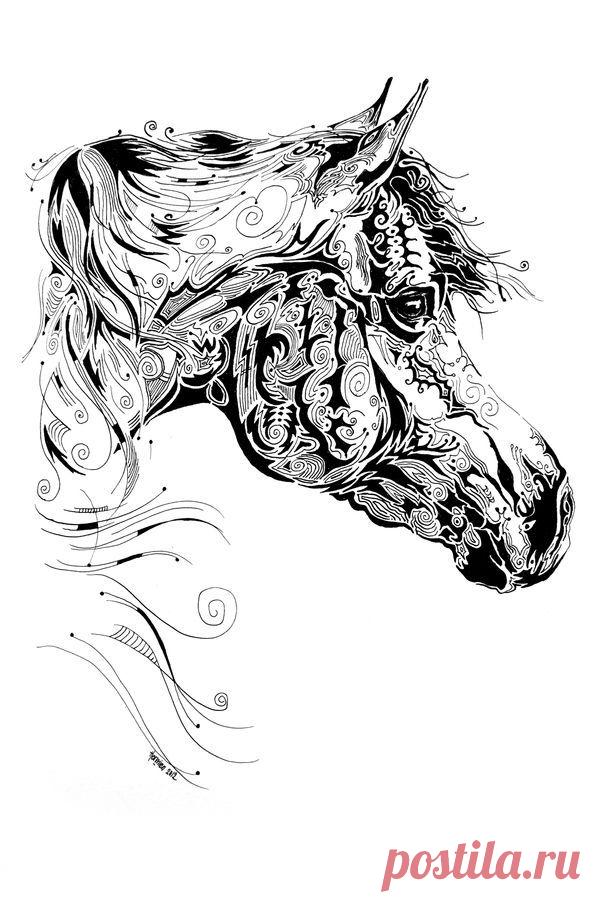 Зентангл (zentangle) - арт~картинки для творчества.