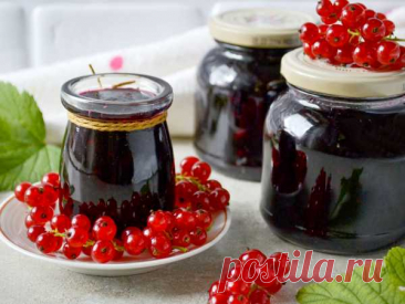 Джем из черной и красной смородины — рецепт с фото пошагово