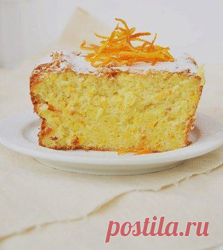 Апельсиновый кекс. | Готовим вместе