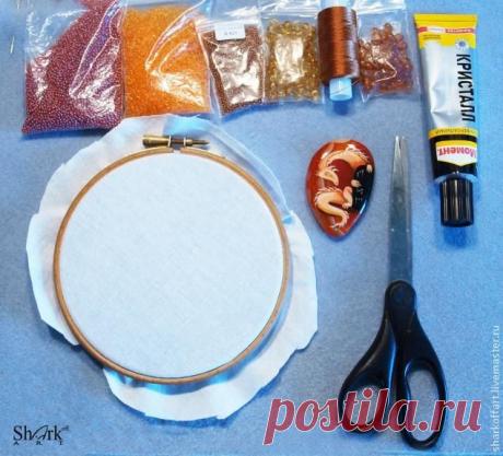 &quot;Кабошон — не кабошон&quot;. Плетем оправу для &quot;неудобных&quot; камешков. Часть 2 - Ярмарка Мастеров - ручная работа, handmade