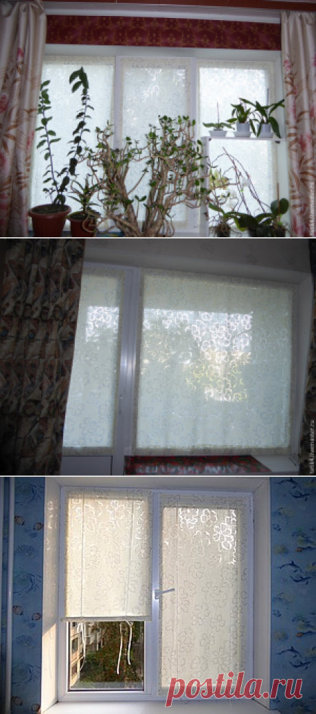 Шторы от солнца на липучках — Рукоделие