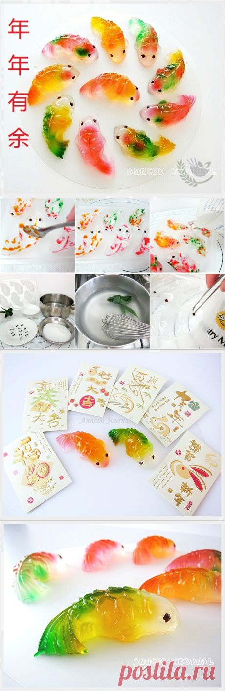 Koi Fish Jelly 年年有余 ~ CNY 2011 - Anncoo Journal