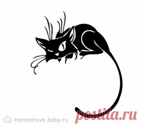 Трафареты кошки, трафареты в большом разрешении трафареты кошек - на бэби.ру