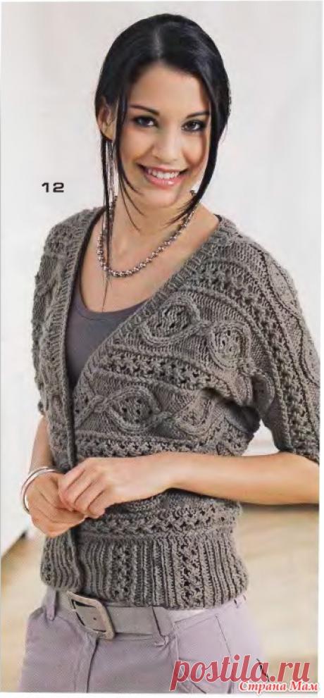 Женские жилеты и безрукавки спицами - Страна Мам