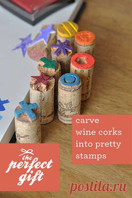 The Perfect Gift: Cork Stamps