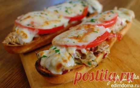 Средиземноморский горячий бутерброд с тунцом и артишоками | Кулинарные рецепты от «Едим дома!»