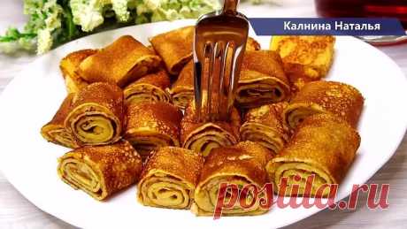 Круче блинов и оладий! Завтрак из обычной манки на сковороде! Меняю начинки и не надоедает!