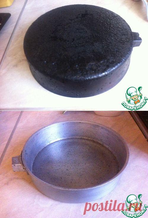 Как очистить "бабушкины" чугунные кастрюли/сковородки.
