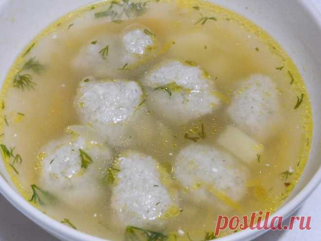 СУП С ГРИБНЫМИ КЛЕЦКАМИ