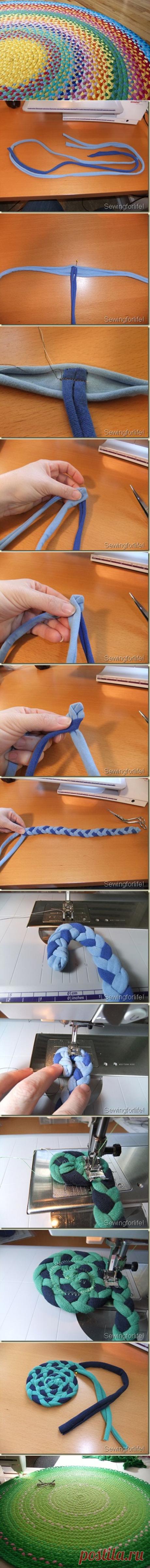 How To Make A Braided T-Shirt Rug