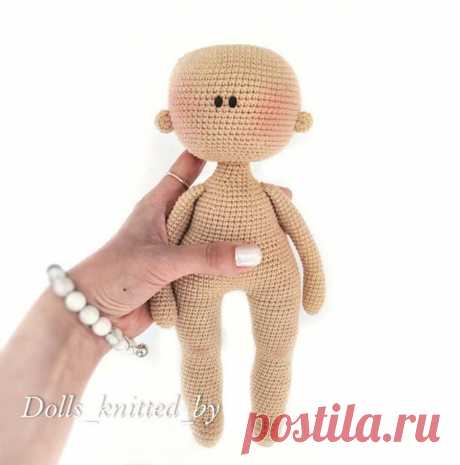 Кукла Двуглазка крючком. Амигуруми схемы и описания. Автор: @dolls_knitted_by | IRINELY.ART