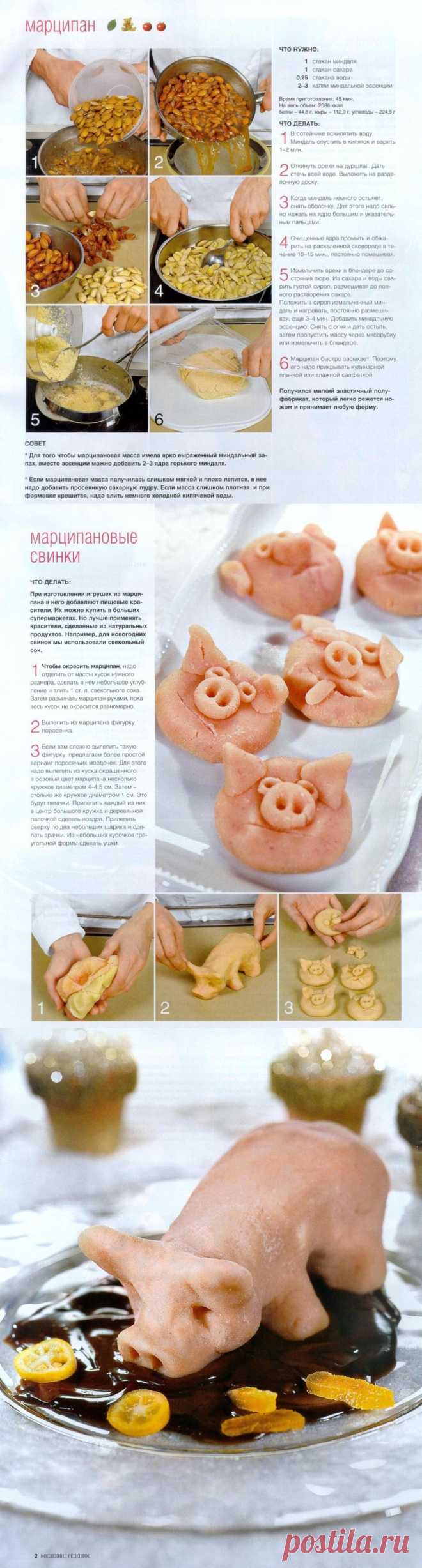 Марципан. Марципановые свинки