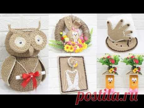 Beautiful home decoration idea with waste items | Home decorating ideas handmade