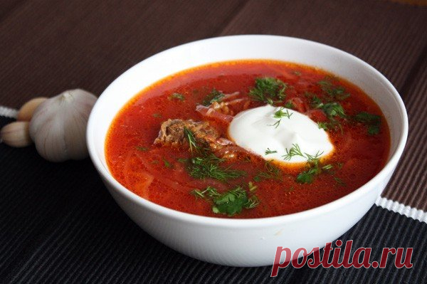 Очень вкусный борщ
