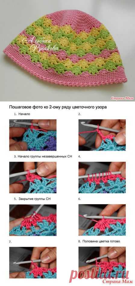 Шляпка Perenni - многолетники. Вяжем вместе. - Страна Мам