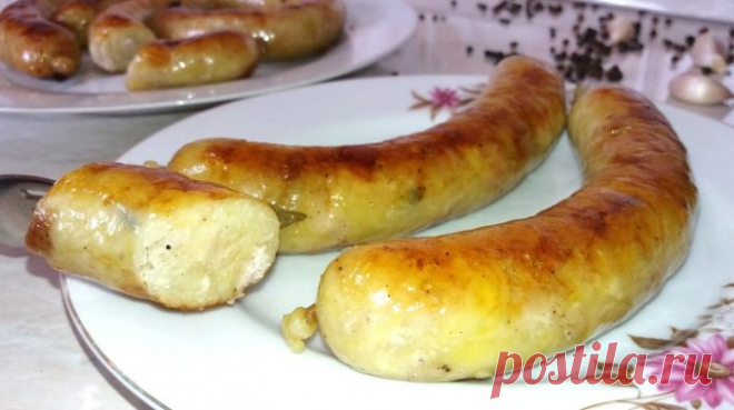 Очень вкусная картофельная колбаса + видео