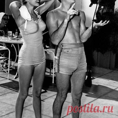 Джанет Ли и Тони Кертис.