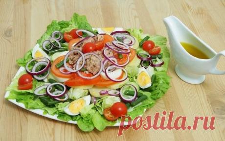 Мастер-класс «Зеленый салат с тунцом»