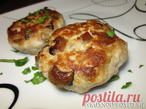 Котлеты с грибами - пошаговый рецепт с фото | И вкусно и просто