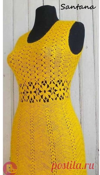 Летнее платье крючком