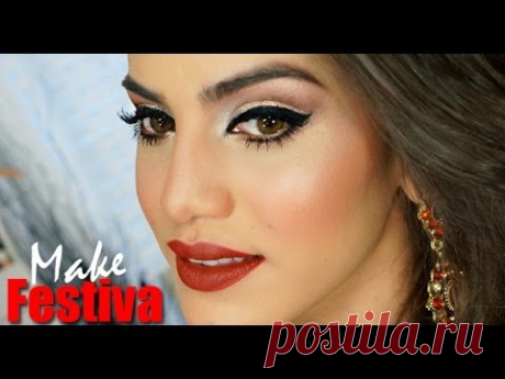 Maquiagem festiva (Especial de Natal)