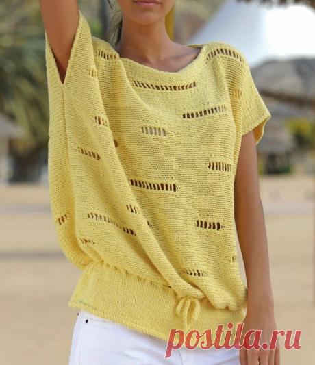 Дырчатые узоры. Вязание спицами | Рекомендательная система Пульс Mail.ru