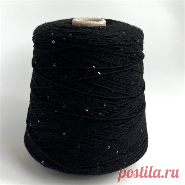 DolceFilato - Merino Paillettes: 100% меринос + пайетки 3 мм. Метраж 420м/100г