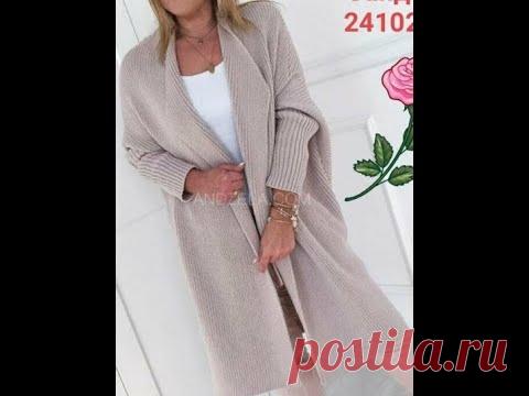 Вязание спицами. Кардиган спицами с расчетами.
