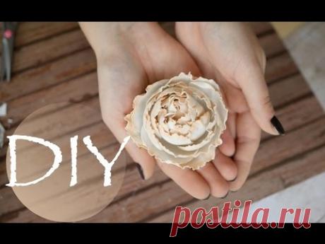 Цветы из фоамирана Пион /Peony Flowers foam